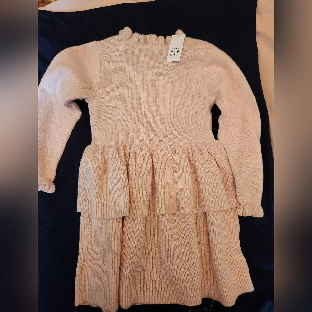 Elegant Pink Kids Dress - Picture 5 of 6